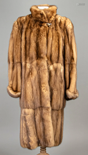 Ladies sable coat, on a label