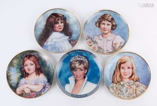 ROYALTY - YOUNG ROYALS: Franklin Mint limited edition wall p...