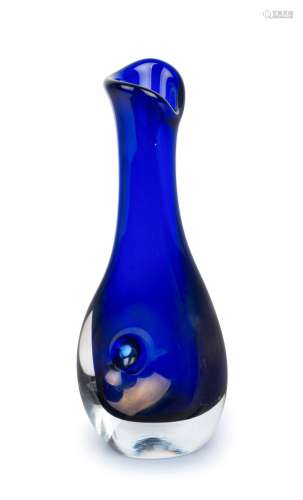 VENINI (attributed) "Forato" Murano glass vase, 23...