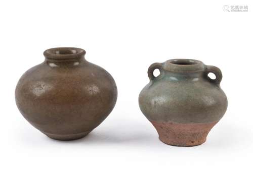 Two Chinese pottery vessels, Sung Dynasty, 12th/13th century...