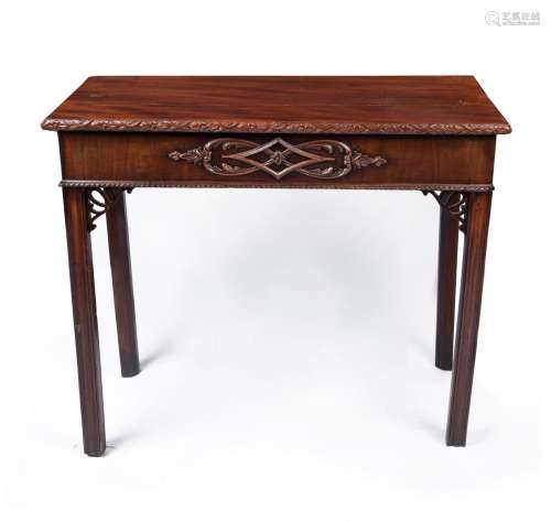 A Georgian Chippendale mahogany occasional table, 18th centu...