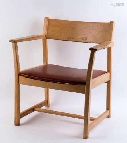 BÃ¸rge Mogensen Danish carver chair, 20th century, impressed...