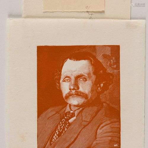 PORTRAIT VON PAVEL A. RADIMOV (1887-1967) UND EINE ANSICHT E...