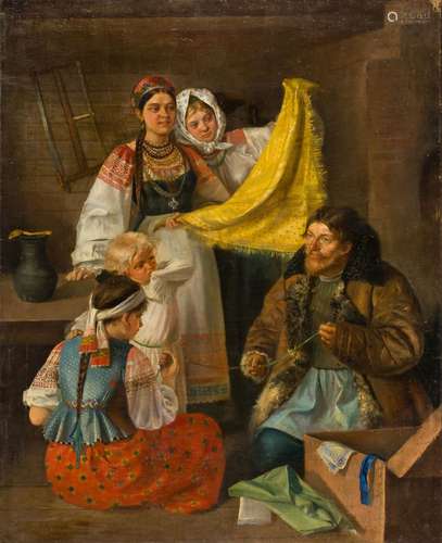 RUSSISCHE GENRE-SZENE - N. KOSCHELJOW