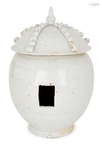 Modèle de grenier à blé en porcelaine blanche chinoise, dyna...