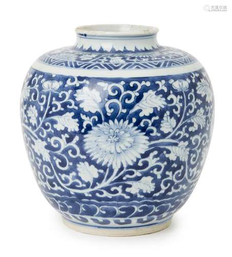 Jarre en porcelaine chinoise 