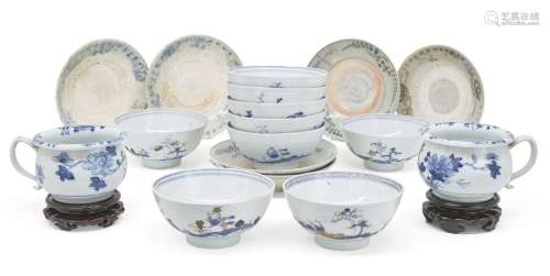 Une collection de porcelaine d'exportation chinoise de la ca...