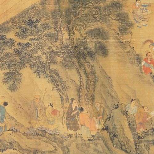 APRÈS TANG YIN (1470-1523), 19e siècle Encre et couleur sur ...