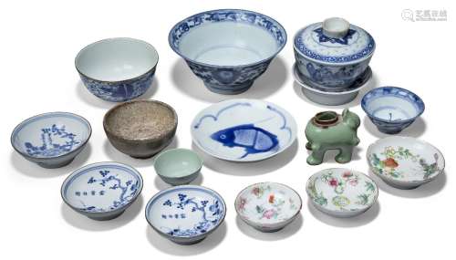 Une collection de céramiques japonaises et chinoises, 19e-20...