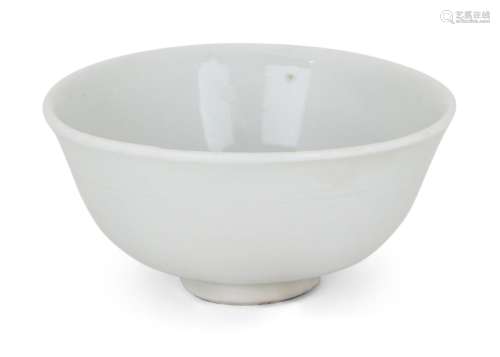 Bol à thé Dehua en porcelaine chinoise, 18e siècle, de forme...