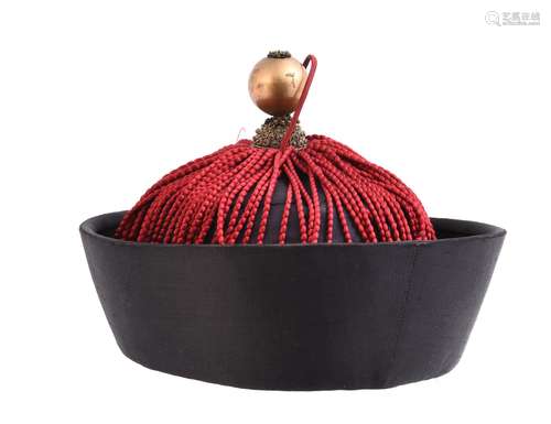 A formal Chinese mandarins hat