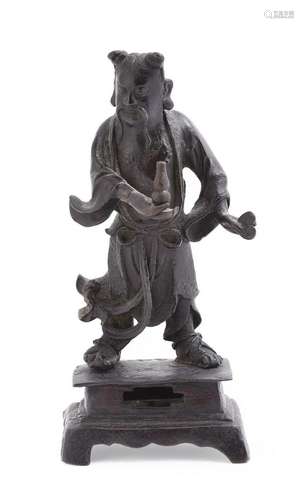 A Chinese bronze of an Immortal