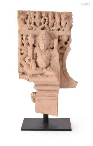 A Central India stone frieze fragment 11-12th century