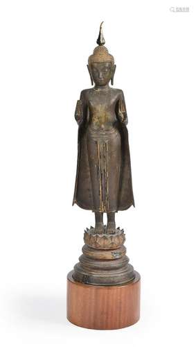 An Ayuthia bronze figure of Buddha