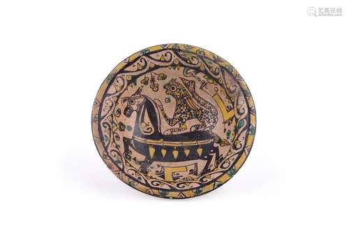 A Samanid polychrome buffware bowl