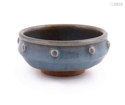 A small Chinese Jun-glazed bowl