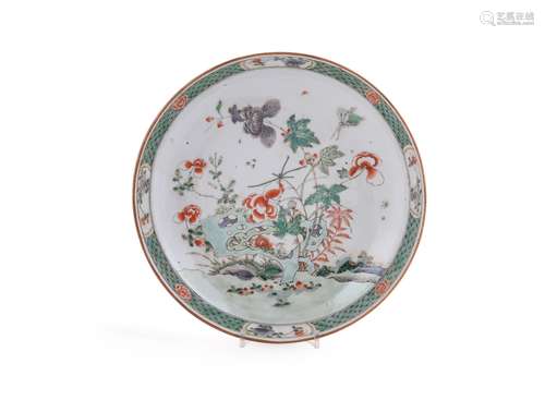 A Chinese Famille Verte dish