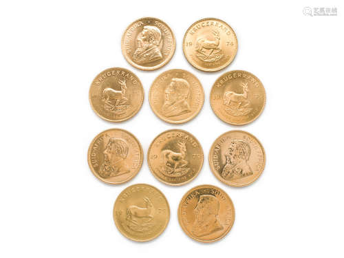 富格林 1盎司金幣共十枚