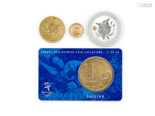 加拿大楓葉1盎司金幣、富格林 1/10 盎司金幣、