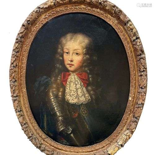 ECOLE ITALIENNE du début du XVIIIe siècle Portrait de Charle...