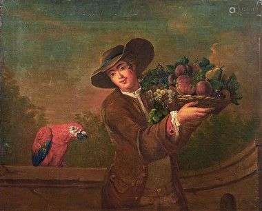 ECOLE FRANCAISE du XVIIIe siècle Portrait de jeune homme por...
