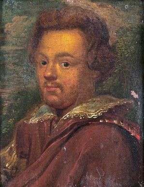 ECOLE FLAMANDE du XVIIe siècle Portrait d homme Huile sur to...