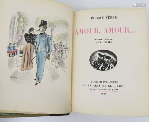OBERLÉ (Jean) & VEBER (Pierre). Amour, amour... Paris, le mi...