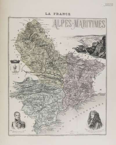 VUILLEMIN. Nouvel atlas illustré. La France et ses colonies....