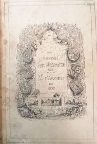 Normandie - AVANNES (Théophile d'). Esquisses sur Navarre. [...