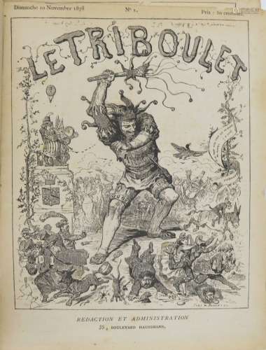 Triboulet (Le). Du n°1 (10 novembre 1878) au n°8 (29 décembr...