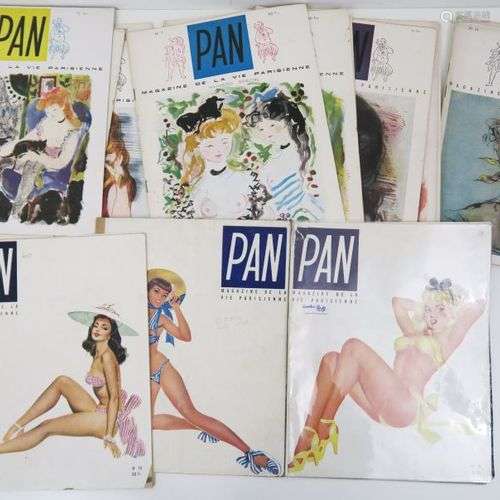 PAN. Magazine de la vie parisienne. Ensemble de 19 n° : 2, 3...