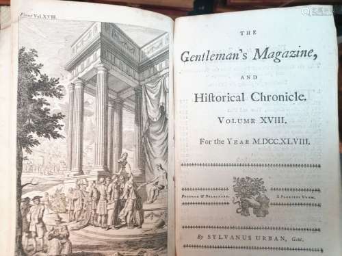 URBAN (Sylvanus). The Gentleman's Magazine and Historical Ch...