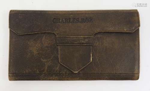 Passeport. Ancien passeport datant de 1863 de Mr. Charles Ro...