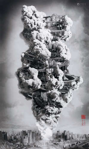 杨泳梁（b.1980） 2008年作 天空之城 摄影