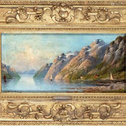 M. Wuerz, peintre non identifié fin du 19ème siècle, paysage...