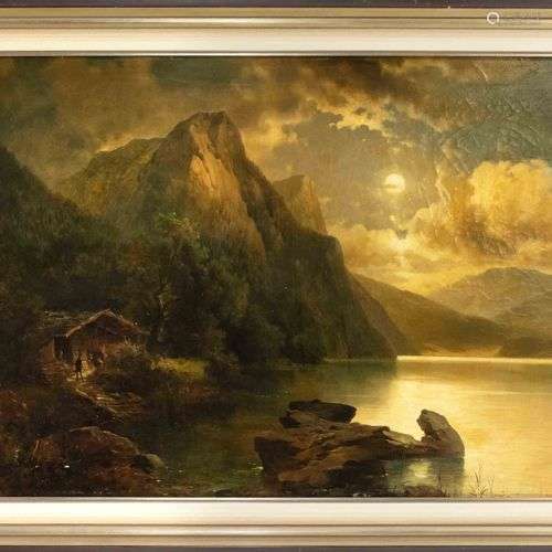 Josef Thoma (1828-1899), peintre autrichien de paysage et de...