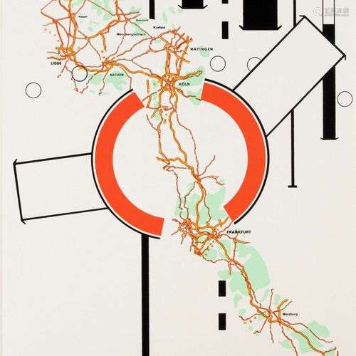 Peter Brüning (1929-1970), sérigraphie en couleurs du portfo...
