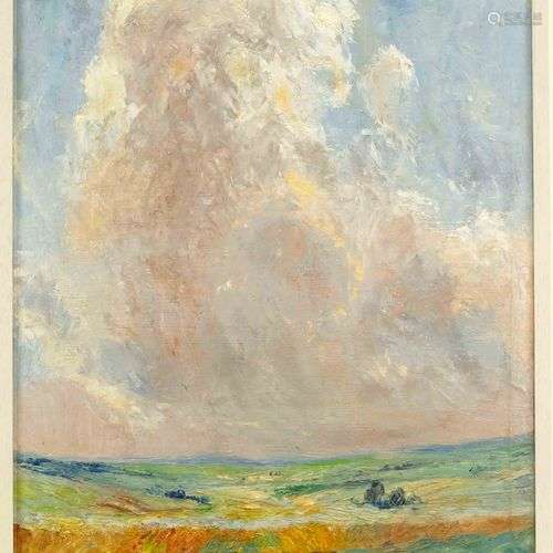 Paul Grutz, 2e moitié du 20e siècle, Tour de nuages sur un l...