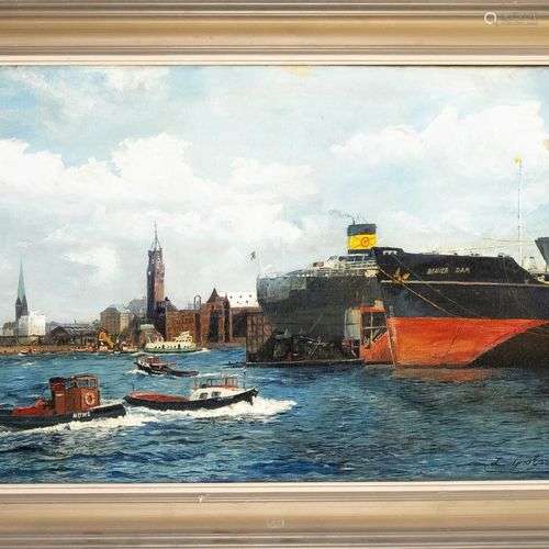 L. Grotzsch, peintre de marine 1ère moitié du 20ème siècle, ...