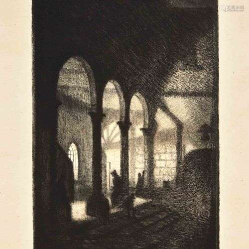 Max Brüning (1887-1968), ''Citadelle de Cambrai'', eau-forte...