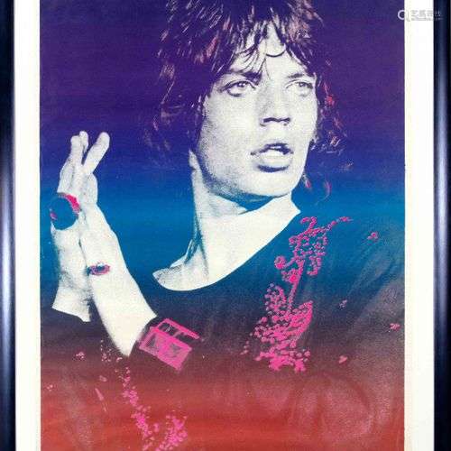 Artiste inconnu 2e moitié du 20e siècle, Mick Jagger, sérigr...