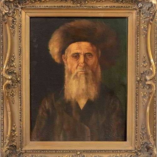 L. Krestin, 1ère moitié du 20ème siècle, Portrait d'un Juif ...