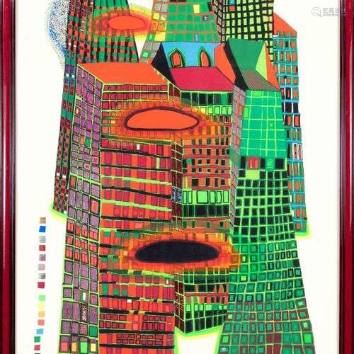 Friedensreich Hundertwasser (1928-2000), ''Good morning City...