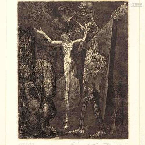 Ernst Fuchs (1930-2015), Jean Paul /Die Rede des toten Chris...