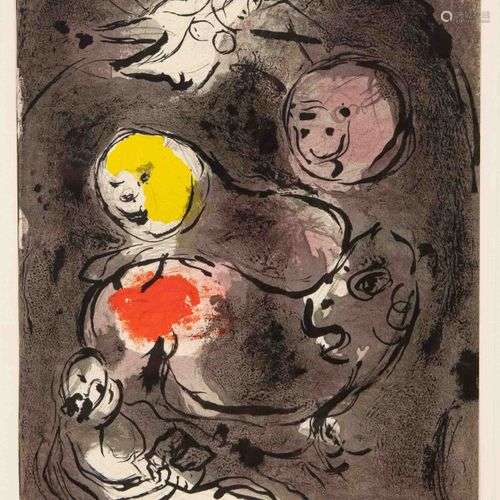 Marc Chagall (1887-1985), ''Le Prophète Daniel et les lions'...
