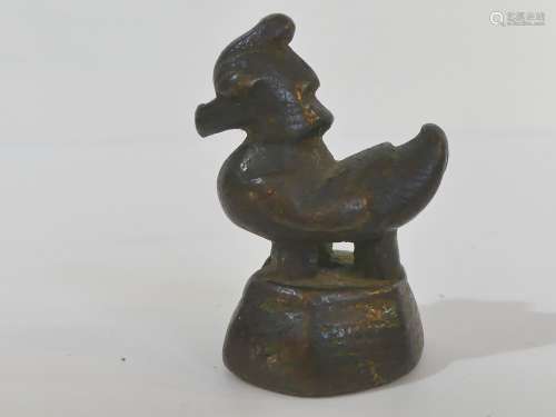 Poids à opium en forme d'oiseau mythique Hamsa - Décorations...