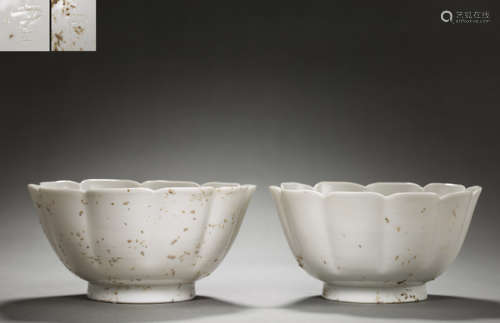 Ding Kiln Flower Mouth Bowl from Liao