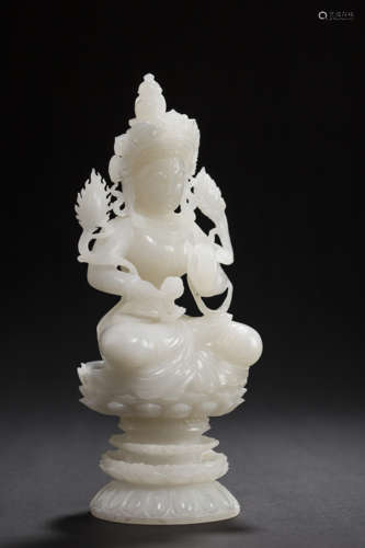 Jade Avalokitesvara Statue