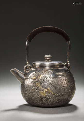 Silvering TeaPot from Japan