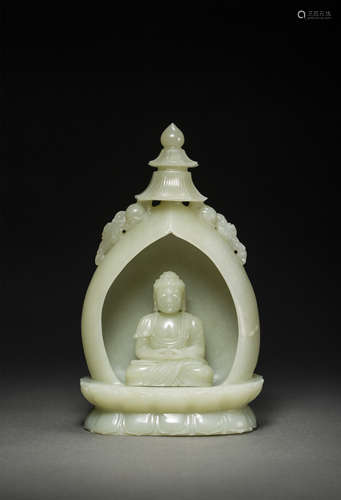 Jade Niche of Buddha from Qing